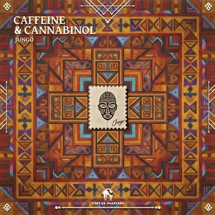 Caffeine & Cannabinol album by Tengu, Jungo & Cafe De Anatolia - Drum and Bass Cover Art