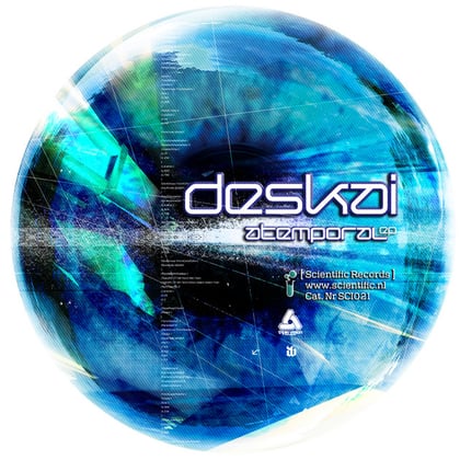Atemporal EP album by Deskai - Drum and Bass Cover Art