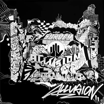 Allusion EP album by Survey & Theory - Drum and Bass Cover Art