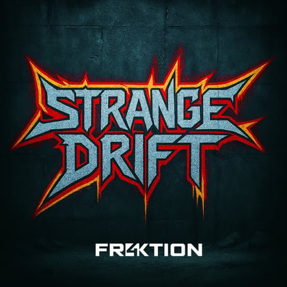 Strange Drift album by Fr4ktion - Drum and Bass Cover Art
