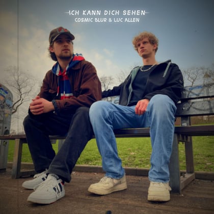 Ich kann dich sehen album by Luc Allen & Cosmic Blur - Drum and Bass Cover Art