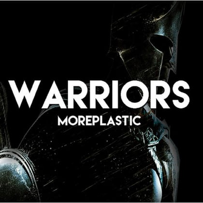 Warriors album by Dirtyphonics & More Plastic - Drum and Bass Cover Art