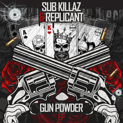 Gun Powder album by Sub Killaz & Replicant - Drum and Bass Cover Art