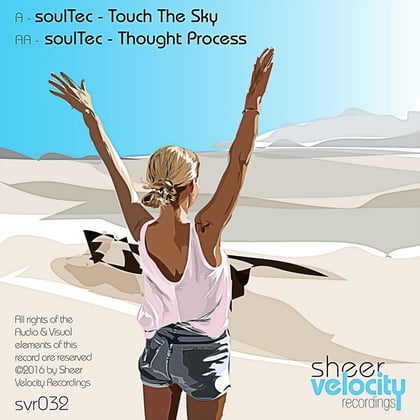 Touch The Sky / Thought Process album by Soultec - Drum and Bass Cover Art