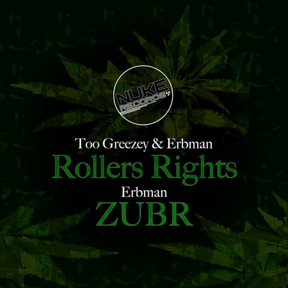 Rollers Rights / Zubr album by Too Greezey & Erbman - Drum and Bass Cover Art