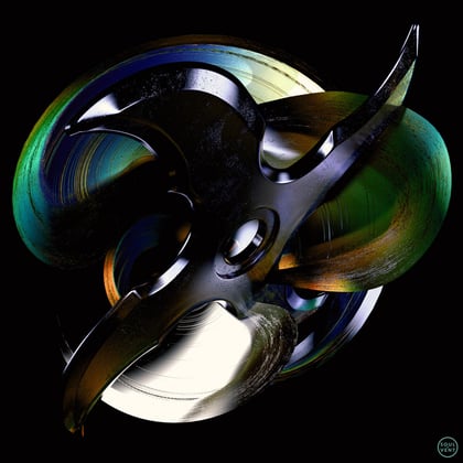 Darkstar album by Hugh Hardie - Drum and Bass Cover Art