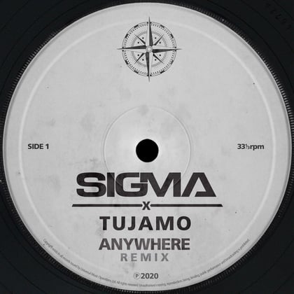 Anywhere (Tujamo Remix) album by Sigma - Drum and Bass Cover Art
