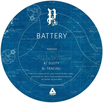 Dusty / Tracing (Original) album by Battery - Drum and Bass Cover Art
