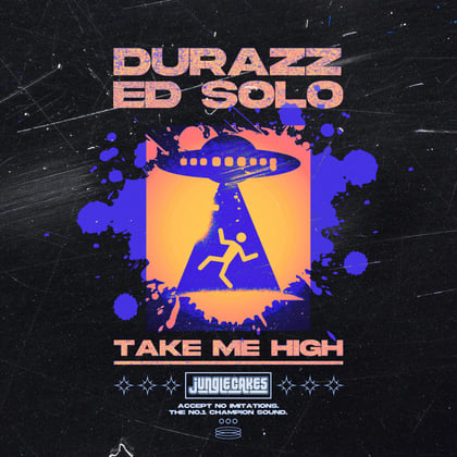 Take Me High album by Ed Solo & Durazz - Drum and Bass Cover Art
