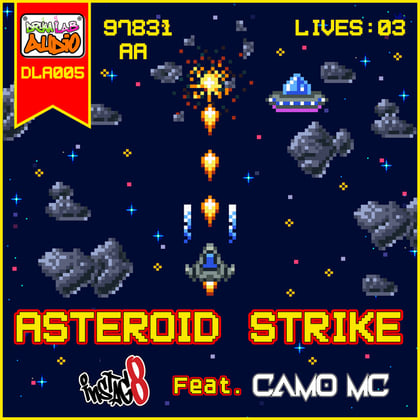 Asteroid Strike album by Camo MC - Drum and Bass Cover Art