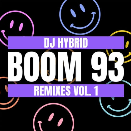 Boom 93 Remixes Vol. 1 album by DJ Hybrid - Drum and Bass Cover Art