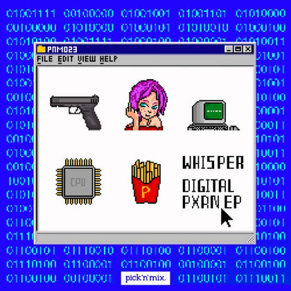 Digital Pxrn album by Whisper - Drum and Bass Cover Art