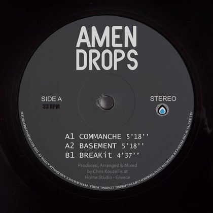 Amen Drops 01 album by MSDOS - Drum and Bass Cover Art