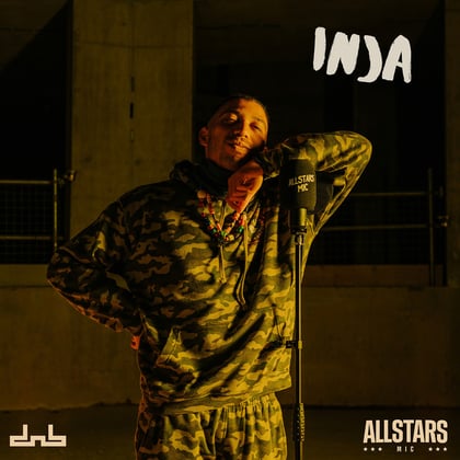 Allstars MIC (feat. DnB Allstars) album by Inja - Drum and Bass Cover Art