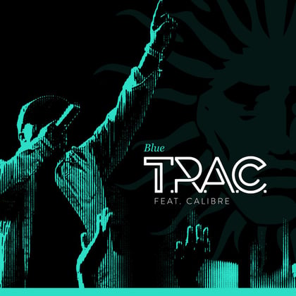 Blue album by T.R.A.C. - Drum and Bass Cover Art