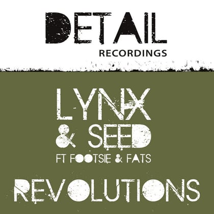 Revolutions album by Lynx - Drum and Bass Cover Art