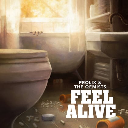 Feel Alive album by DC Breaks, Prolix & The Qemists - Drum and Bass Cover Art