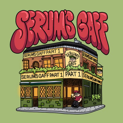 Serum's Gaff: Part 1 album by Serum - Drum and Bass Cover Art