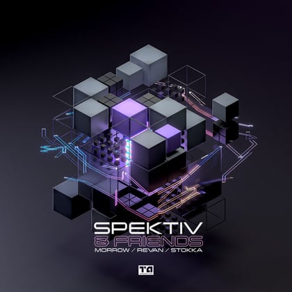Spektiv & Friends EP album by Spektiv, Revan, Morrow & Stokka - Drum and Bass Cover Art