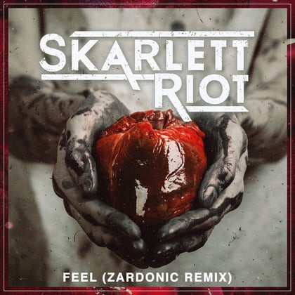 Feel (Zardonic Remix) album by Zardonic & Skarlett Riot - Drum and Bass Cover Art