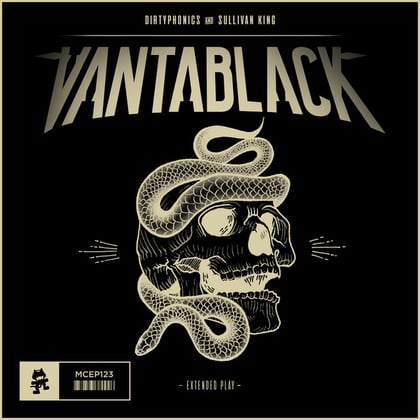 Vantablack album by Dirtyphonics - Drum and Bass Cover Art
