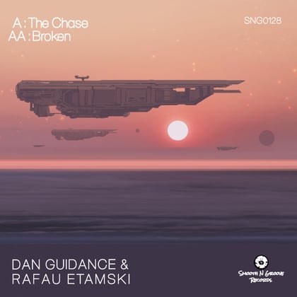 The Chase / Broken album by Marvel Cinema, Dan Guidance & Rafau Etamski - Drum and Bass Cover Art