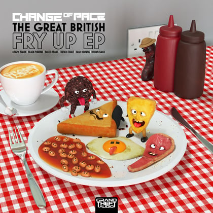 The Great British Fry Up EP album by Change of Pace - Drum and Bass Cover Art