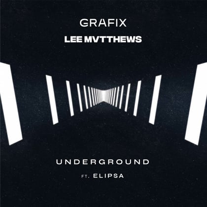 Underground album by Grafix, Lee Mvtthews & Elipsa - Drum and Bass Cover Art