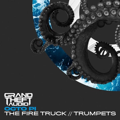 The Fire Truck // Trumpets album by Octo Pi - Drum and Bass Cover Art