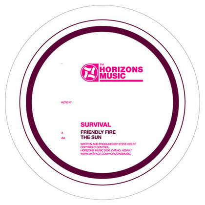 Friendly Fire/The Sun album by Survival - Drum and Bass Cover Art