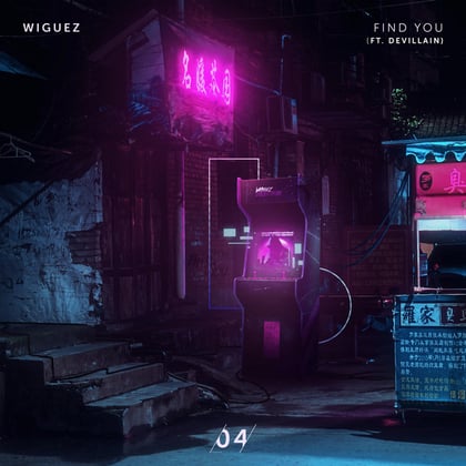 Find You album by Wiguez & Devillain - Drum and Bass Cover Art