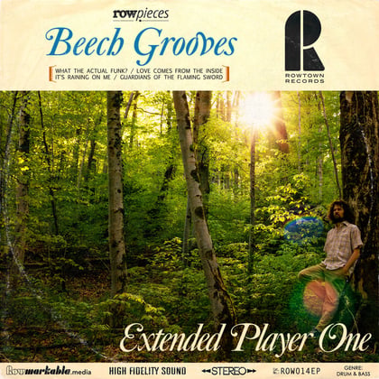 Beech Grooves Extended Player One album by Rowpieces - Drum and Bass Cover Art
