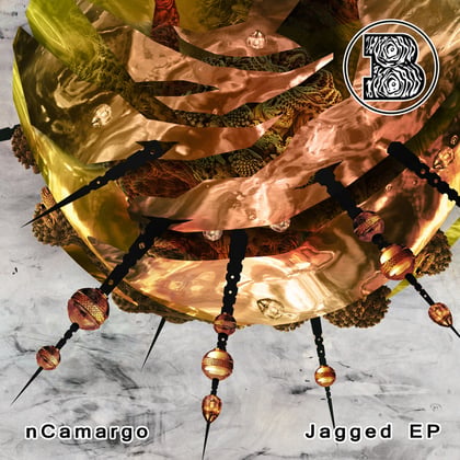Jagged album by nCamargo - Drum and Bass Cover Art