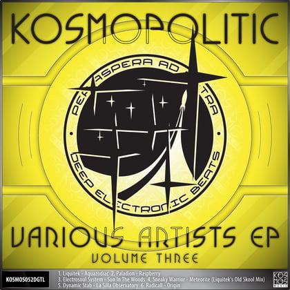 V/A Kosmopolitic EP Vol.3 album by Electrosoul System - Drum and Bass Cover Art