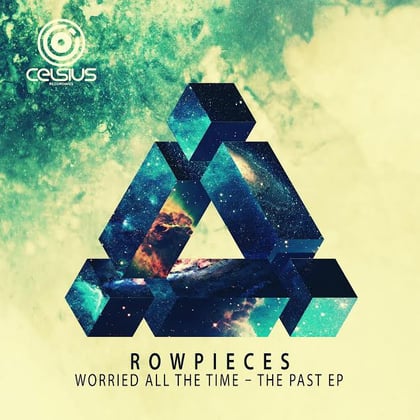 Worried All The Time / The Past EP album by Rowpieces - Drum and Bass Cover Art