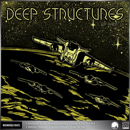 V/A Deep Structures EP Part 6 album by Electrosoul System, NClear, Abstract Elements & Nummix - Drum and Bass Cover Art