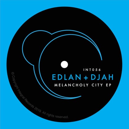 Melancholy City EP album by Edlan - Drum and Bass Cover Art