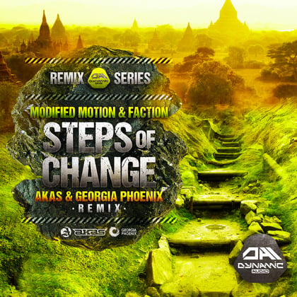 Steps Of Change (AKAS & Georgia Phoenix Remix) album by Modified Motion - Drum and Bass Cover Art