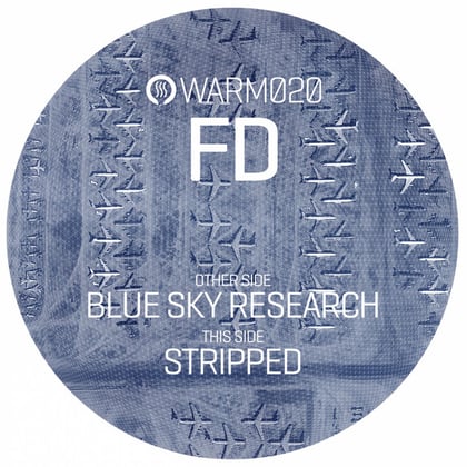 Blue Sky Research/ Stripped album by FD - Drum and Bass Cover Art