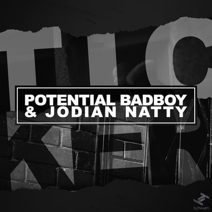 Ticker album by Potential Badboy - Drum and Bass Cover Art