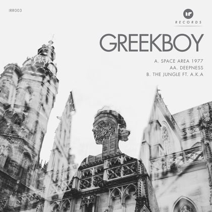 Space Area 1977 album by Greekboy - Drum and Bass Cover Art