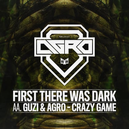First There Was Dark / Crazy Game album by Agro & Guzi - Drum and Bass Cover Art
