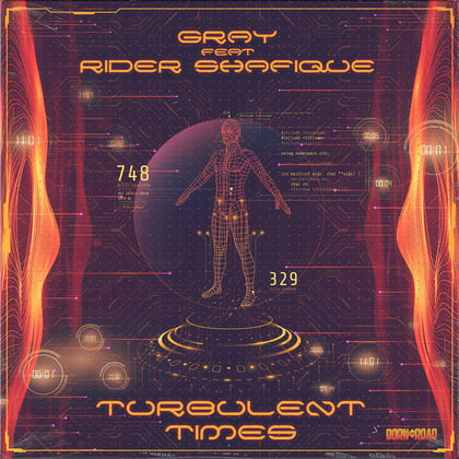Turbulent Times album by Gray - Drum and Bass Cover Art