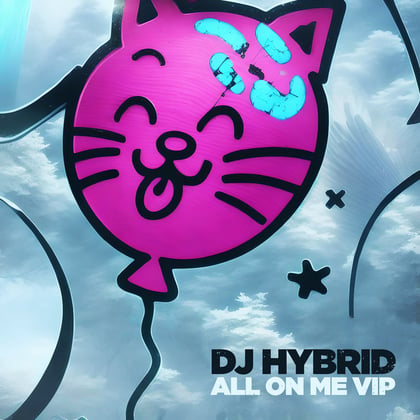 All On Me VIP album by DJ Hybrid - Drum and Bass Cover Art