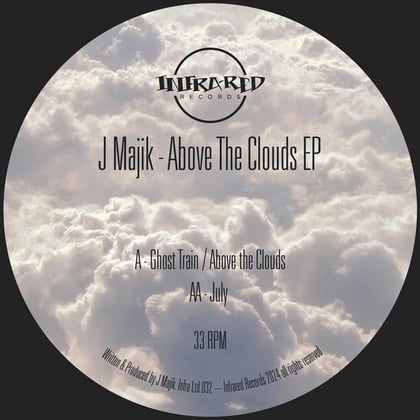 Above the Clouds EP album by J Majik - Drum and Bass Cover Art
