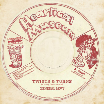 Twists and Turns album by General Levy & Heartical Sound - Drum and Bass Cover Art