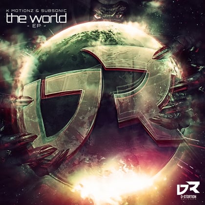 The World album by K Motionz - Drum and Bass Cover Art