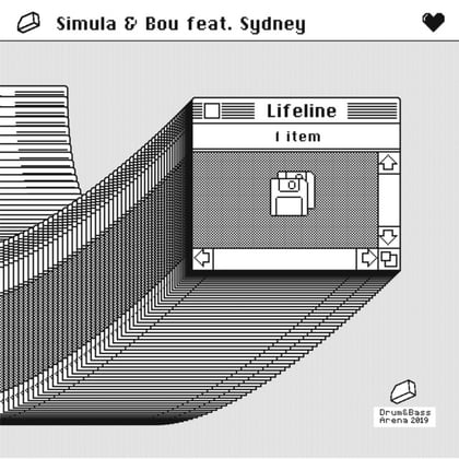 Lifeline album by Simula, Bou & Sydney Bryce - Drum and Bass Cover Art