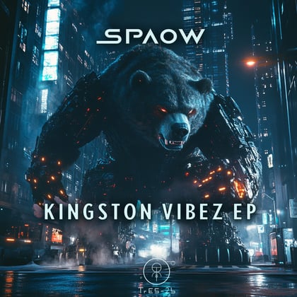 Kingston Vibez EP album by Spaow - Drum and Bass Cover Art