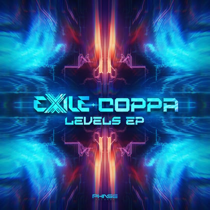 Levels EP album by Exile & Coppa - Drum and Bass Cover Art